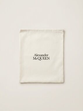 Alexander McQueen White Shoe Dust Bag Luxury Storage Pouch